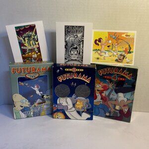 FUTURAMA DVD Box Set Lot Many Seasons DVDs w/ Slipcovers 12 Disc Lot VG